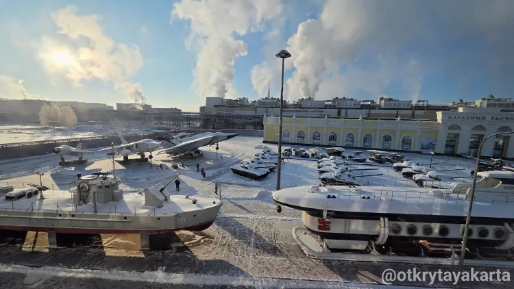 Армия, флот, железная дорога: экспозиция под открытым небом